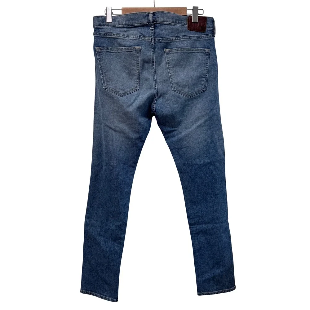 Abercrombie Fitch‎ Mens Jeans Button Fly Medium Wash Slim Fit Size 33x32